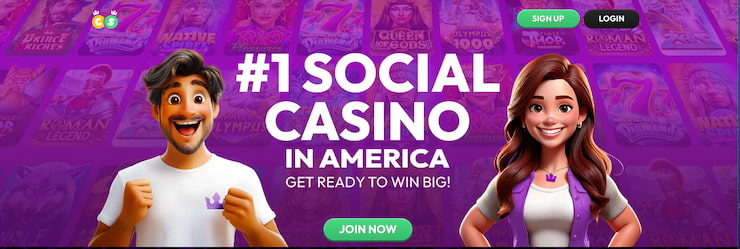 CrownCoins Social Casino with Sweepstakes Slots